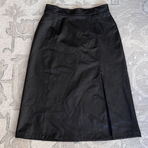 Spanx faux leather skirt size L - Picture 1 of 5